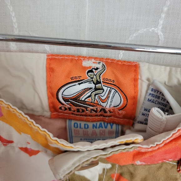 Old Navy Girls Capri Pants Size 7 Multicolor Floral Print Cropped Cotton Casual - Picture 5 of 8